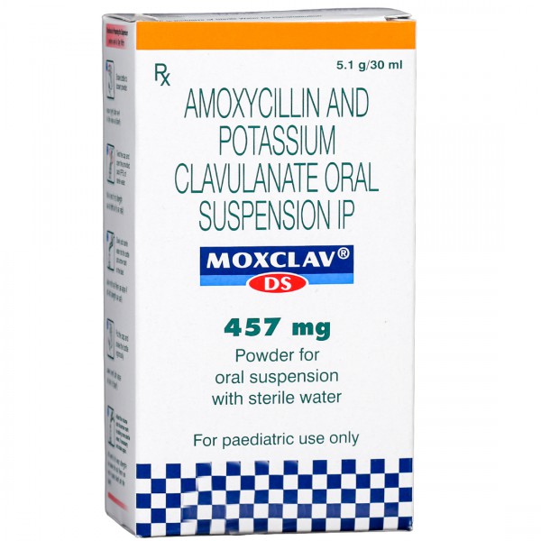 Moxclav DS 457 mg Suspension 30 ml Moxclav DS 457 mg Suspension 30 ml