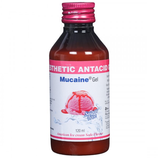 Mucaine Sugar Free American Ice Cream Soda Flavour Gel 120 ml Mucaine Sugar Free American Ice Cream Soda Flavour Gel 120 ml