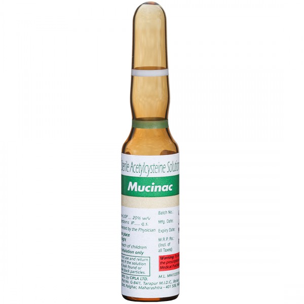 Mucinac Inhalation Solution 2 ml