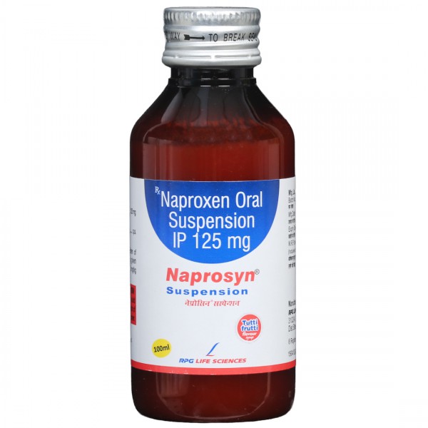 Naprosyn Tutti Frutti Flavour Suspension 100 ml