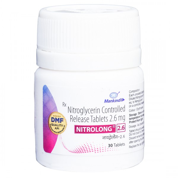 Nitrolong 2.6 mg Tablet (30 Tab)