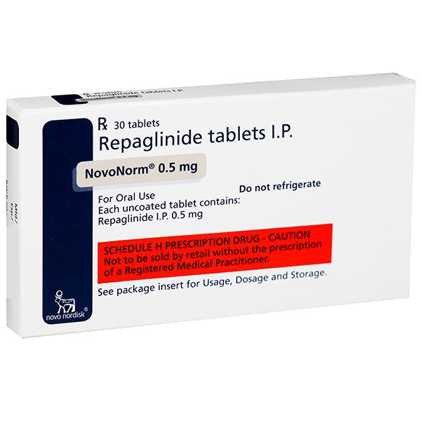 Novonorm 0.5 mg Tablet (15 Tab) Novonorm 0.5 mg Tablet (15 Tab)