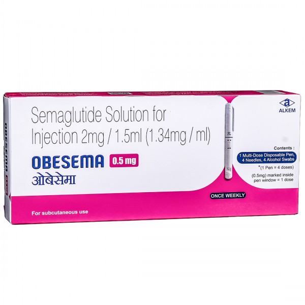 Obesema 0.5 mg Injection 1.5 ml (Prefilled Pen)