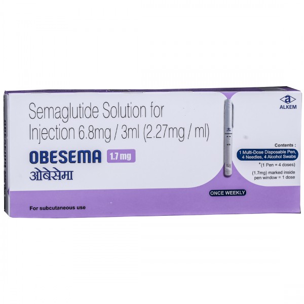 Obesema 1.7 mg Injection 3 ml (Prefilled Pen) Obesema 1.7 mg Injection 3 ml (Prefilled Pen)