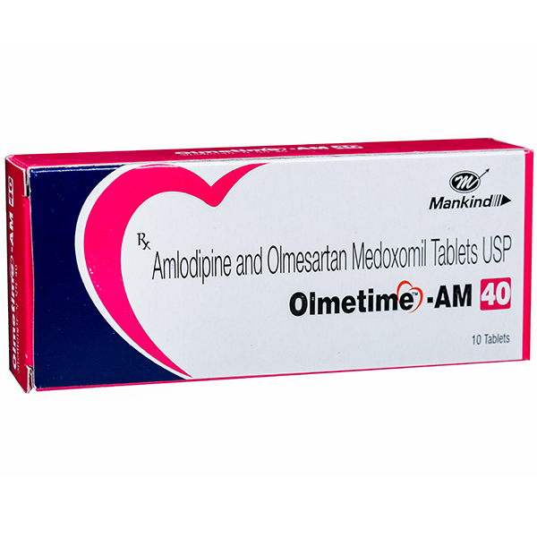 Olmetime AM 40 mg Tablet (10 Tab)