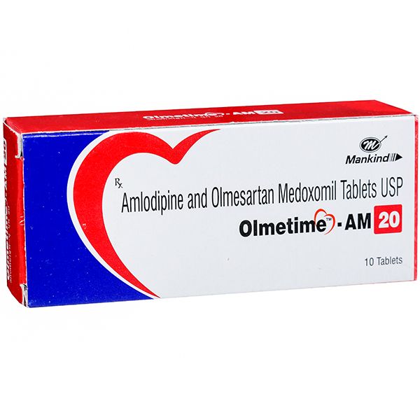 Olmetime AM 20 mg Tablet (10 Tab)