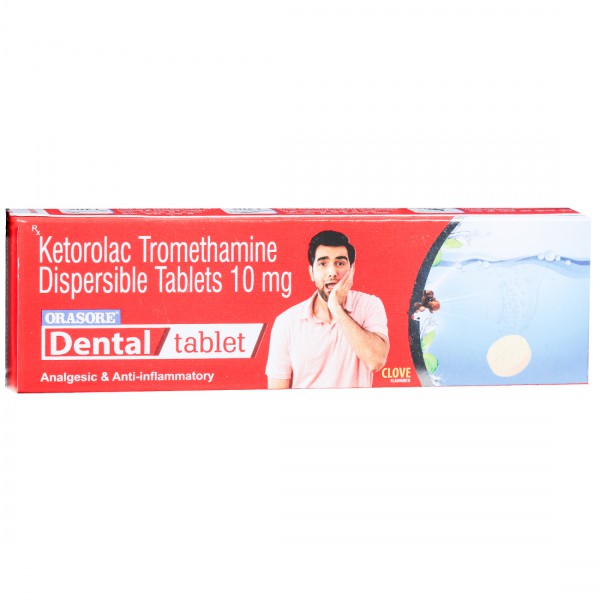 Orasore Dental Clove Flavoured Dispersible Tablet with Spoon (6 Tab)