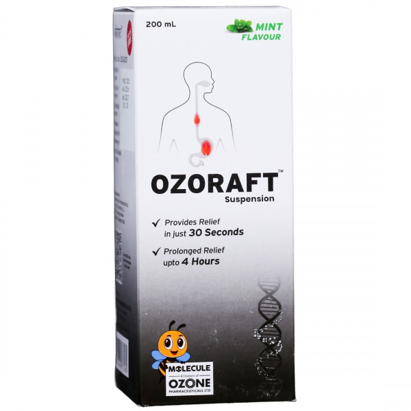 Ozoraft Mint Flavour Sugar Free Suspension 200 ml