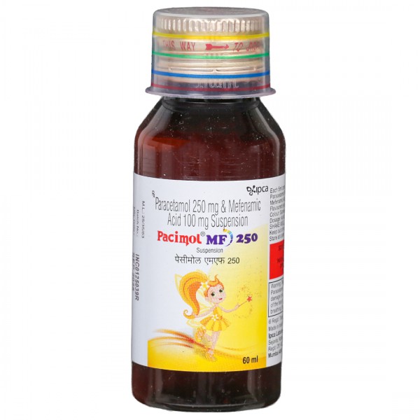 Pacimol MF 250 mg Suspension 60 ml