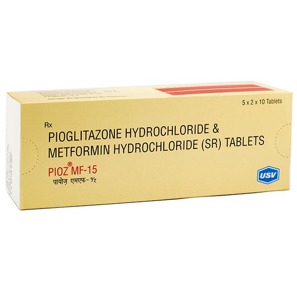 Pioz MF 15 mg Tablet (10 Tab) Pioz MF 15 mg Tablet (10 Tab)
