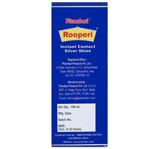 Pitambari Rooperi Silver Shine Dishwash Liquid 100 ml