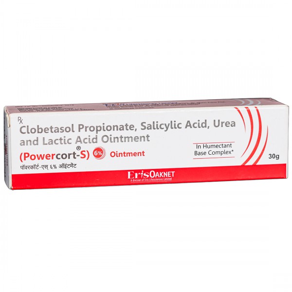 Powercort S 6% Ointment 30 gm Powercort S 6% Ointment 30 gm