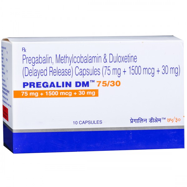Pregalin DM 75/30 Capsule (10 Cap)