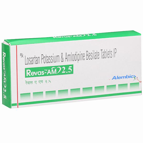Revas AM 2.5 mg Tablet (10 Tab) Revas AM 2.5 mg Tablet (10 Tab)
