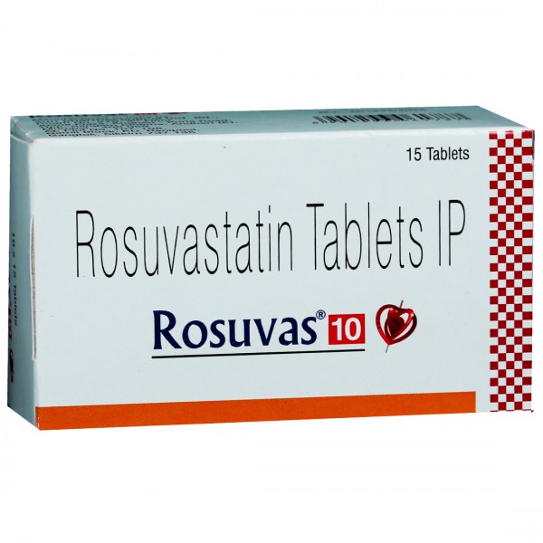 Rosuvas 10 mg Tablet (15 Tab)