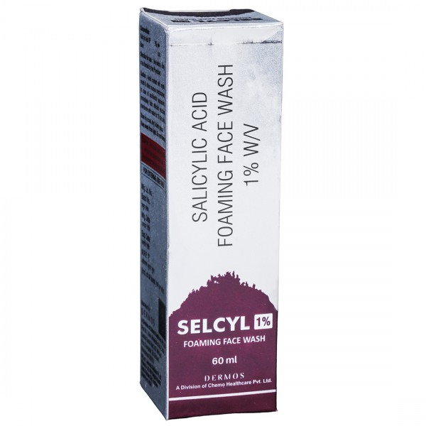 Selcyl 1% Foaming Face Wash 60 ml