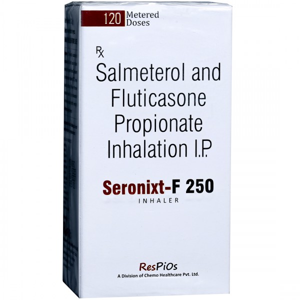 Seronixt F 250 Inhaler 7.2 g (120 Metered Doses) Seronixt F 250 Inhaler 7.2 g (120 Metered Doses)