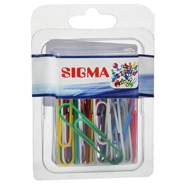 Buy Sigma Assorted Plastic Gemclips 50 mm Pack Of 40 Online at the Best ...