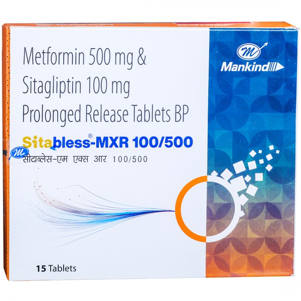Sitabless MXR 100/500 mg Tablet (15 Tab) Sitabless MXR 100/500 mg Tablet (15 Tab)