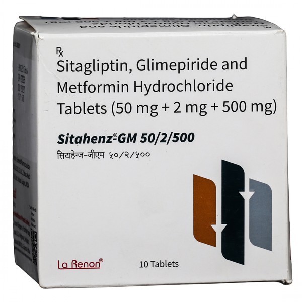 Sitahenz GM 50/2/500 Tablet (10 Tab)