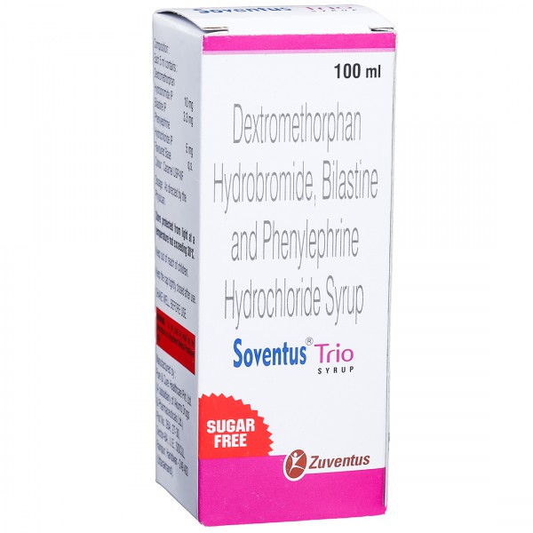 Soventus Trio Sugar Free Syrup 100 ml