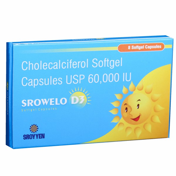 Srowelo D3 Softgel Capsule (8 Cap)