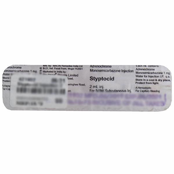 Styptocid Injection 2 ml