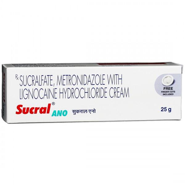 Sucral Ano Cream (Free Finger Cots) 25 g Sucral Ano Cream (Free Finger Cots) 25 g
