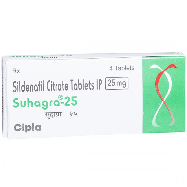 Suhagra 25 mg Tablet (4 Tab)