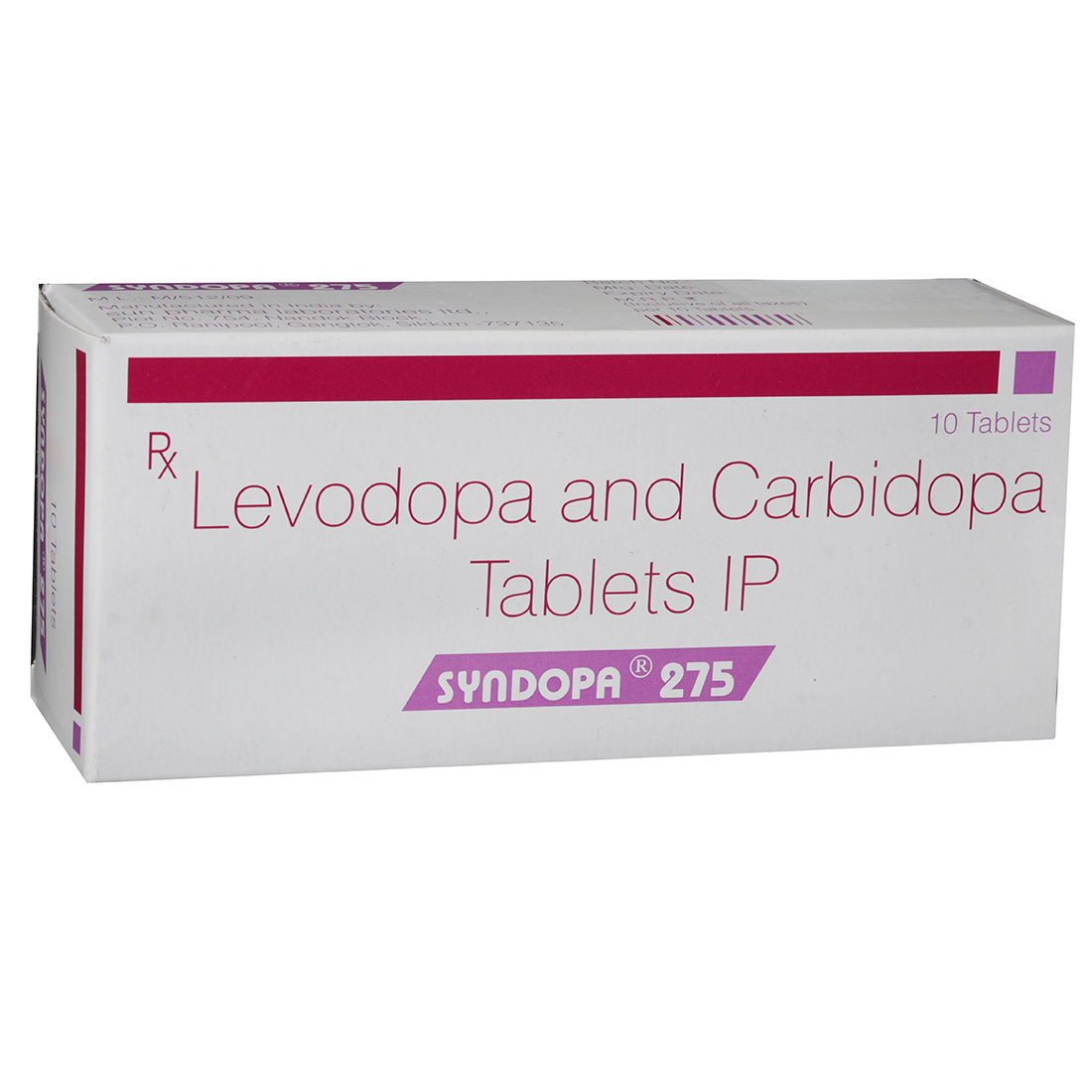 Syndopa 275 mg Tablet (10 Tab) Syndopa 275 mg Tablet (10 Tab)