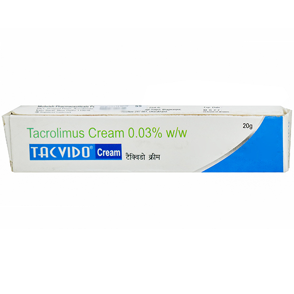 Tacvido (0.03%) Cream 20 gm Tacvido (0.03%) Cream 20 gm