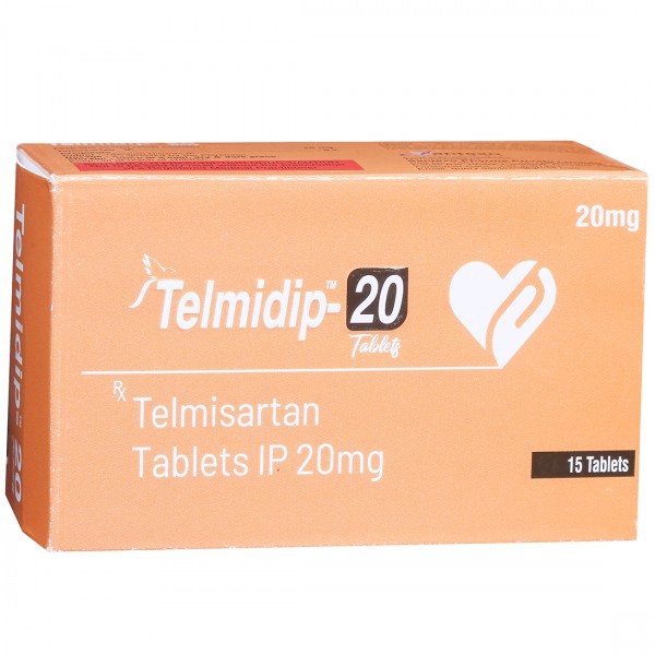 Telmidip 20 mg Tablet (15 Tab) Telmidip 20 mg Tablet (15 Tab)