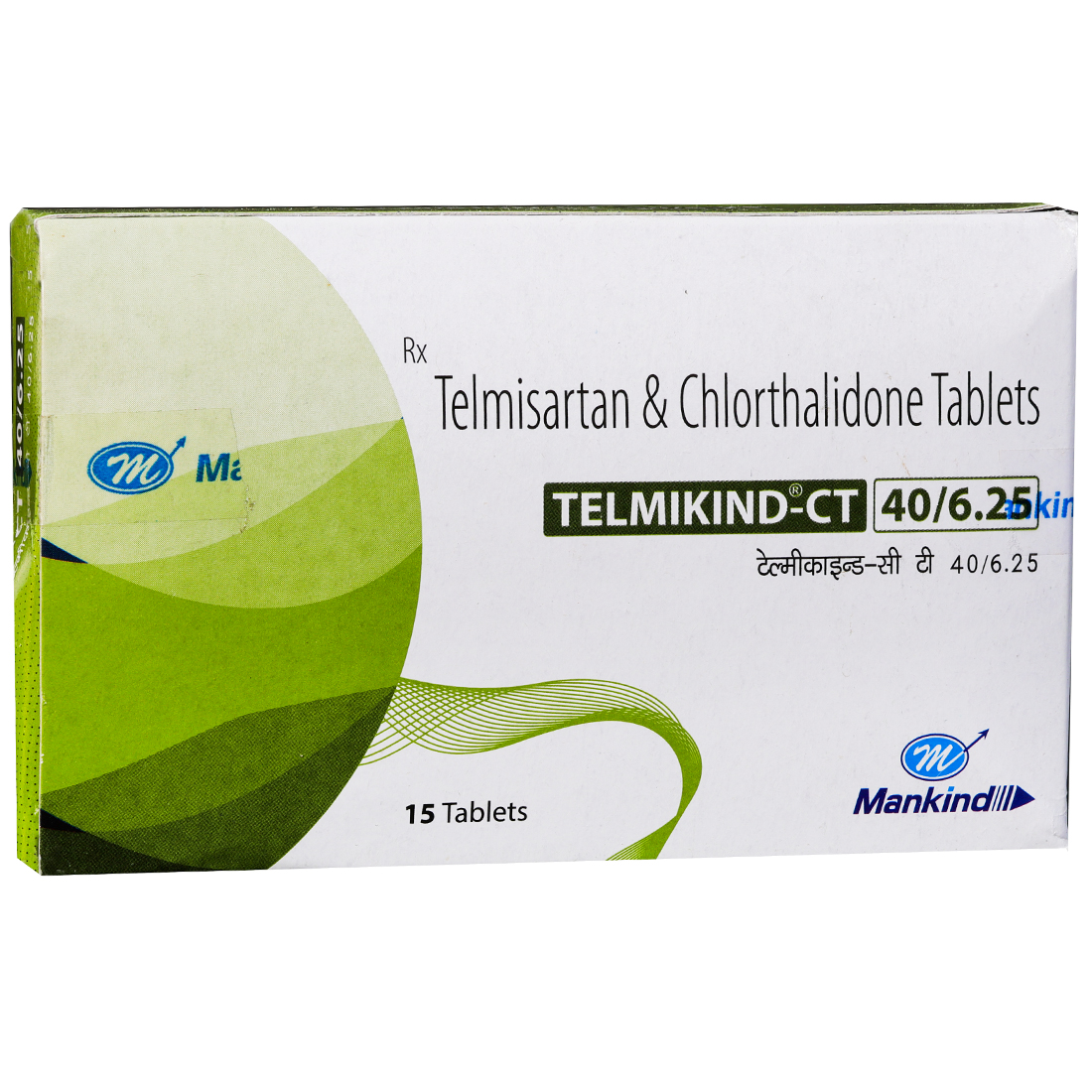 Telmikind CT 40/6.25 Tablet (15 Tab)