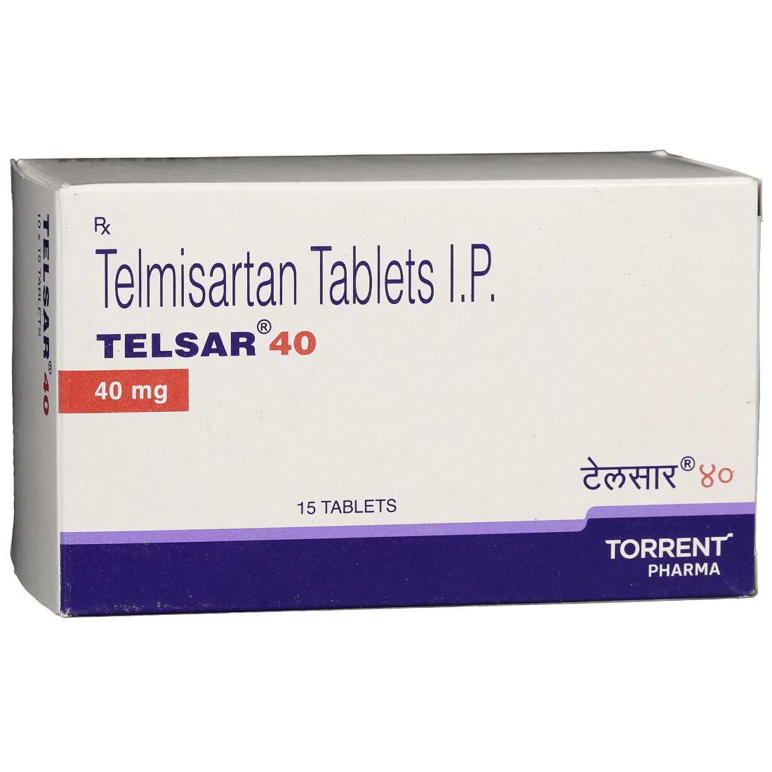 Telsar 40 mg Tablet (15 Tab) Telsar 40 mg Tablet (15 Tab)