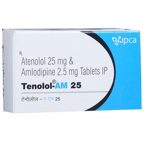 Tenolol AM 25 mg Tablet (10 Tab)