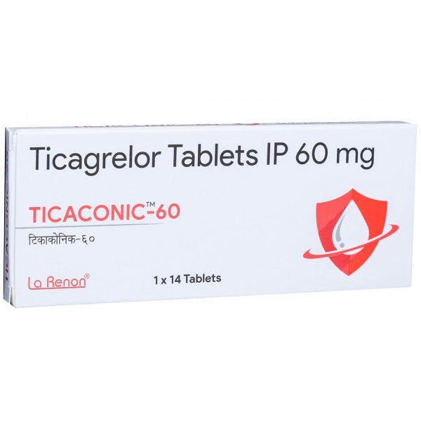 Ticaconic 60 mg Tablet (14 Tab)