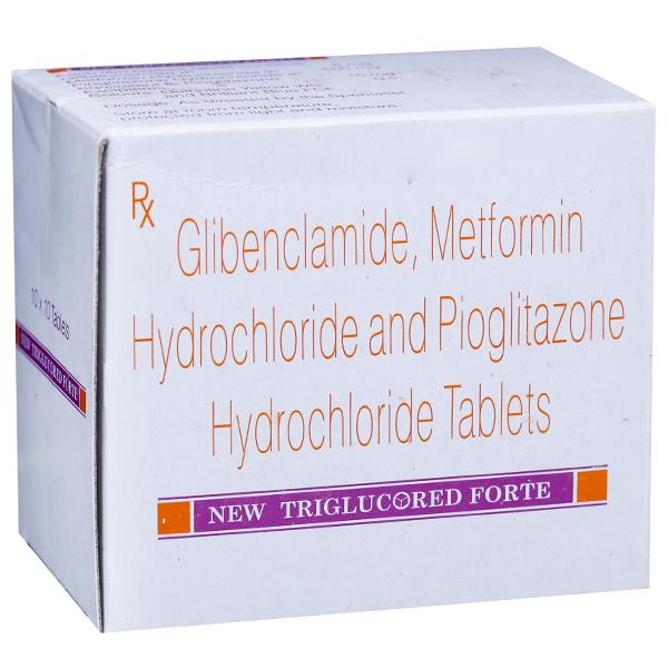 Tri Glucored Forte (New) Tablet (10 Tab)