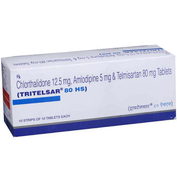 Tri Telsar HS 80 mg Tablet (10 Tab)