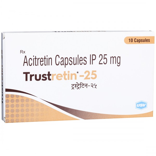 Trustretin 25 mg Capsule (10 Cap) Trustretin 25 mg Capsule (10 Cap)