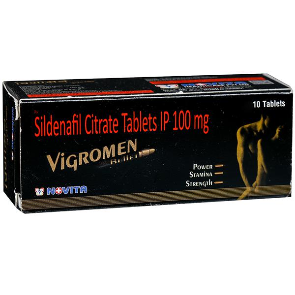 Vigromen 100 mg Tablet (10 Tab) Vigromen 100 mg Tablet (10 Tab)