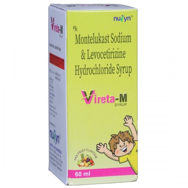 Vireta M Mix Fruit Flavour Syrup 60 ml