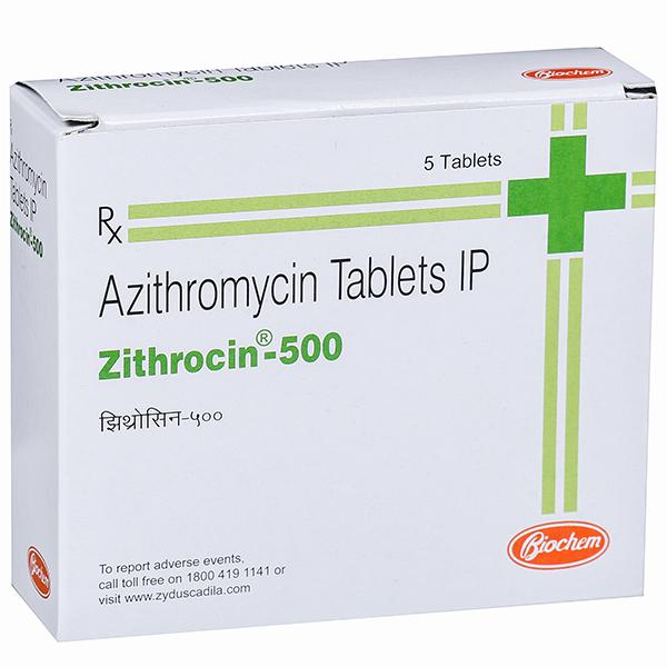 Zithrocin 500 mg Tablet (5 Tab)