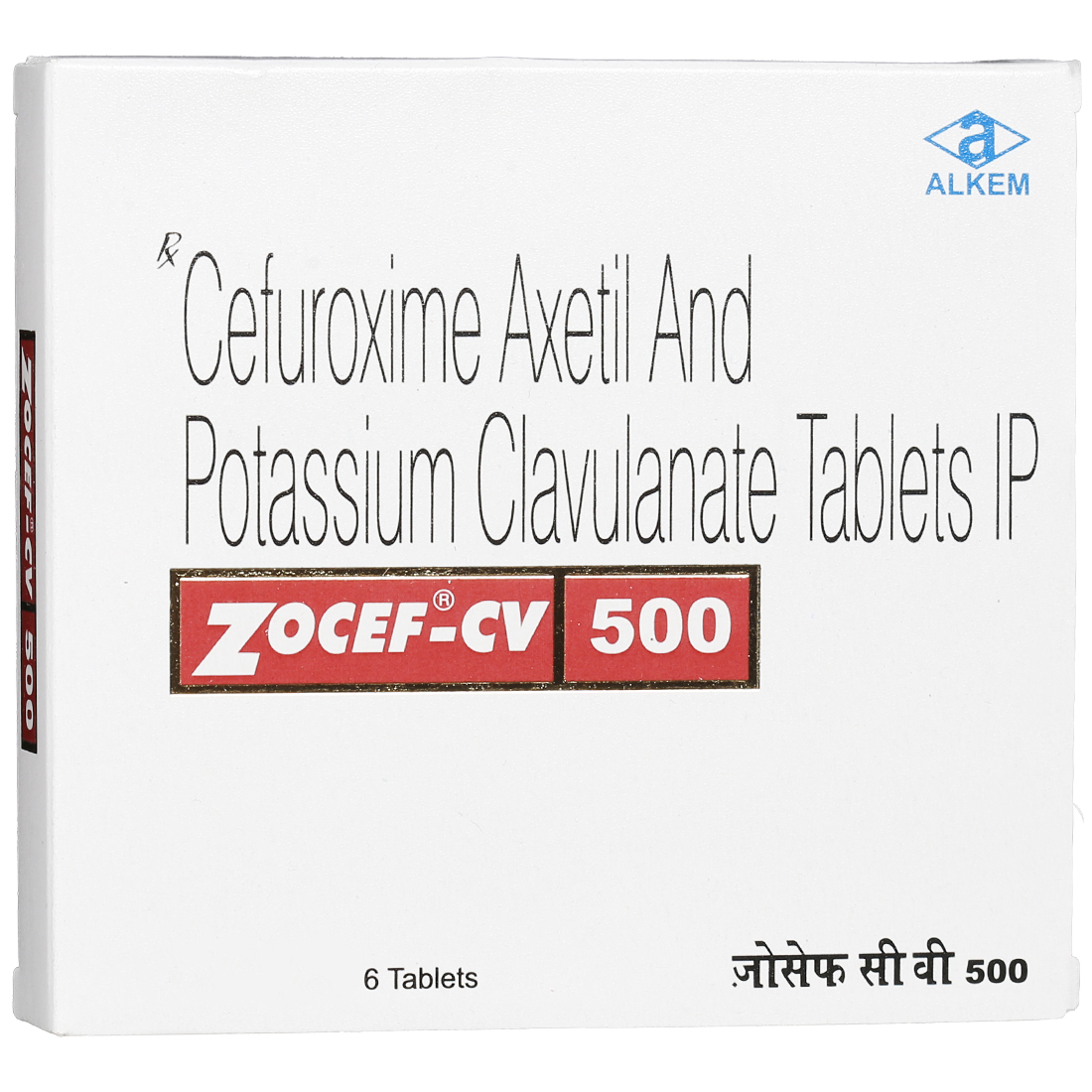 Zocef CV 500 mg Tablet (6 Tab)