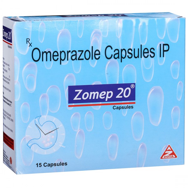 Zomep 20 mg Capsule (15 Cap) Zomep 20 mg Capsule (15 Cap)