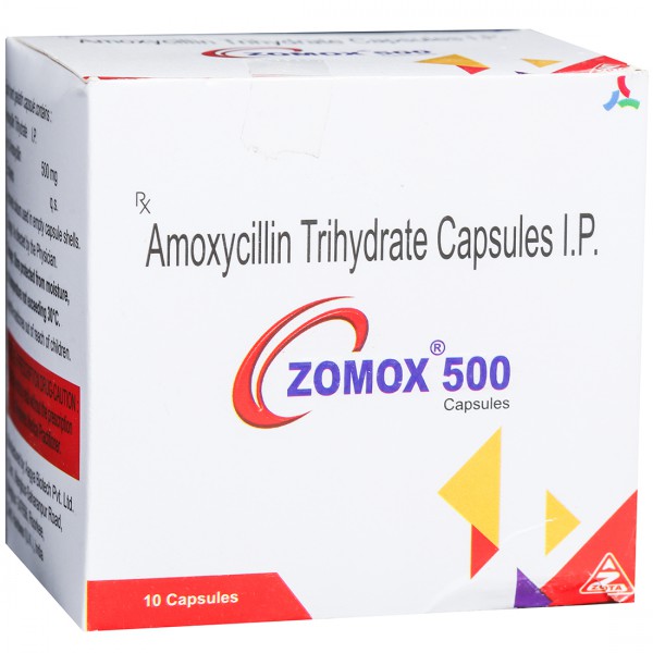 Zomox 500 mg Capsule (10 Cap) Zomox 500 mg Capsule (10 Cap)