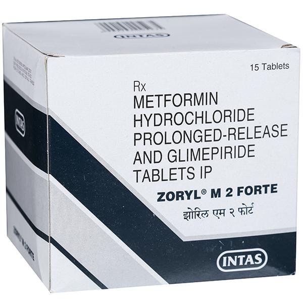 Zoryl M Forte 2 mg Tablet (15 Tab) Zoryl M Forte 2 mg Tablet (15 Tab)