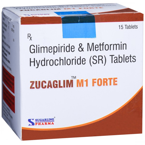 Zucaglim M 1 Forte Tablet (15 Tab)