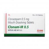 Clonam IR 0.5 mg Tablet (10 Tab)
