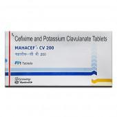 Mahacef CV 200 mg Tablet (6 Tab)