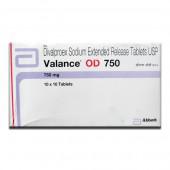 Valance OD 750 mg Tablet (10 Tab)